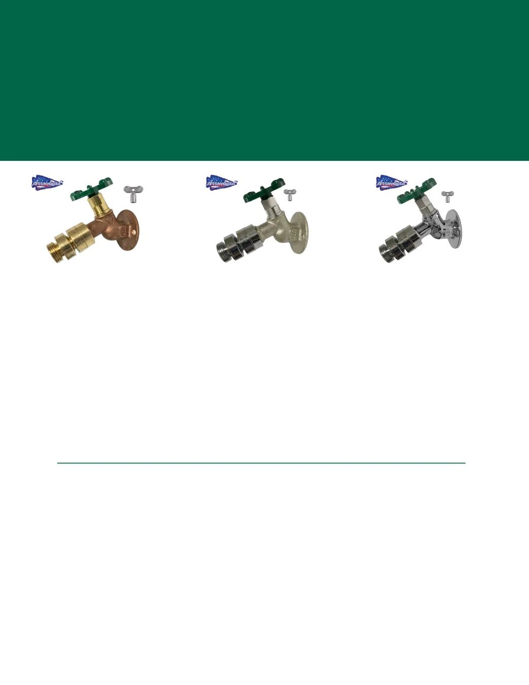 Arrowhead Brass & Plumbing Plumbing Products Catalog Weekly Ad January 1 - December 31, 2026