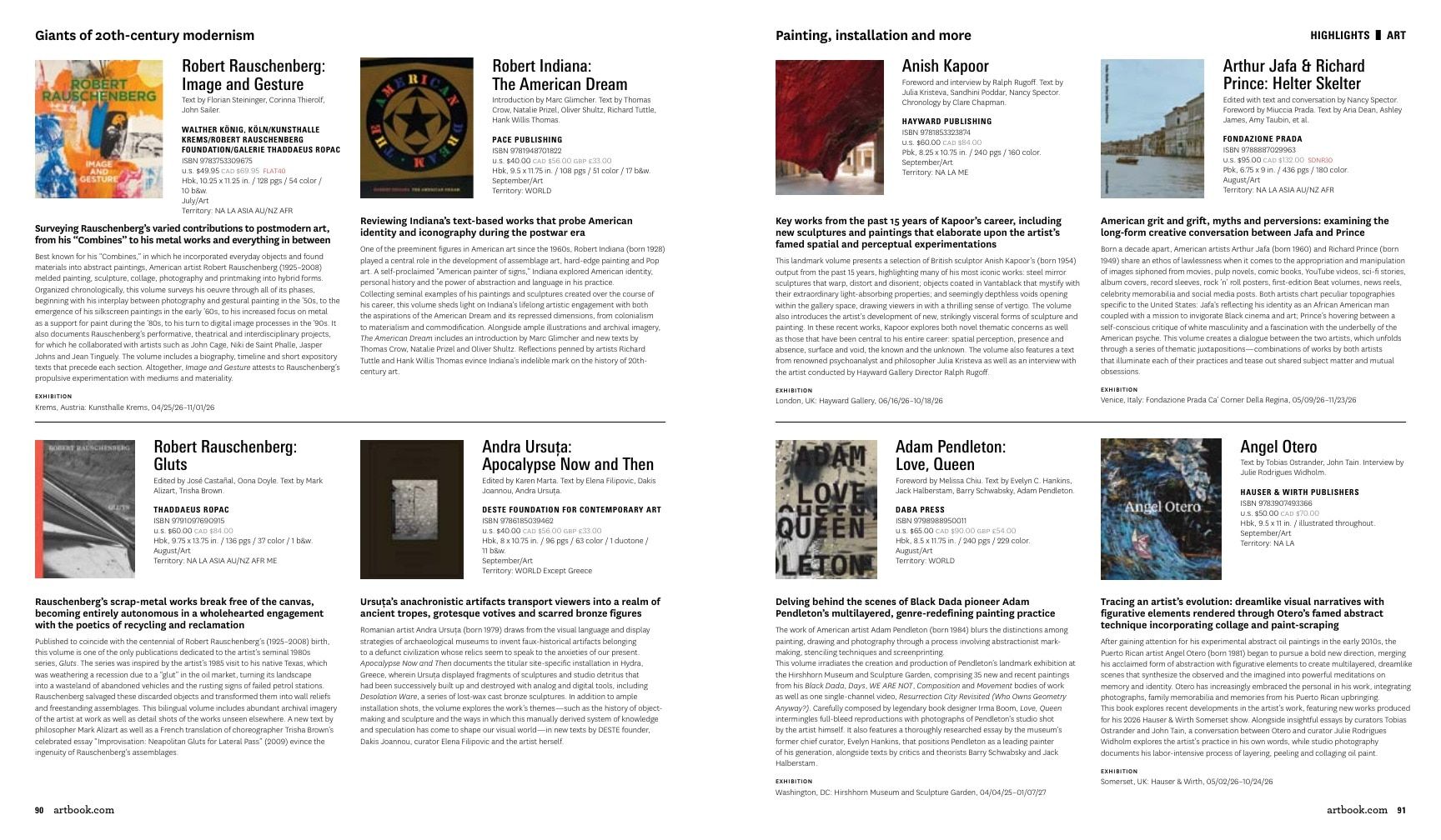 Artbook | D.A.P. Fall Art Books Catalog Weekly Ad January 1 - December 31, 2026