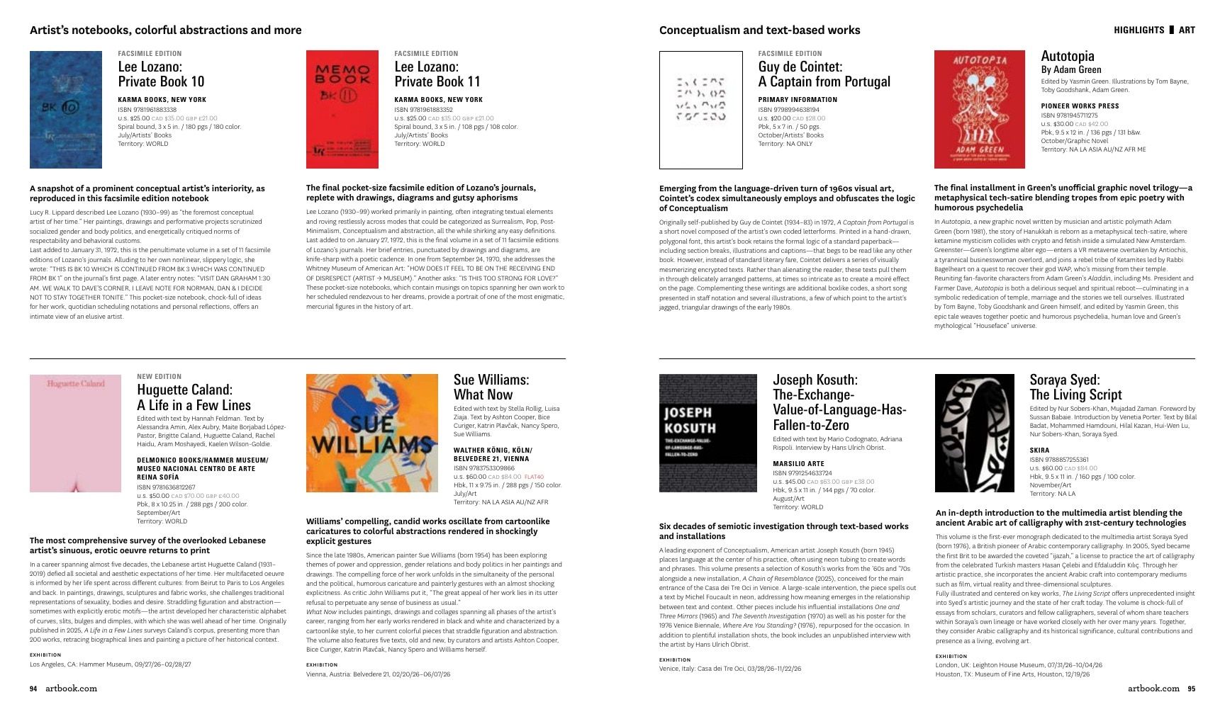 Artbook | D.A.P. Fall Art Books Catalog Weekly Ad January 1 - December 31, 2026