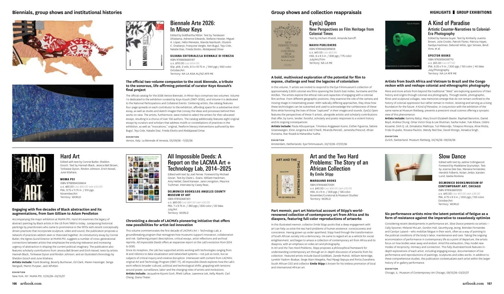 Artbook | D.A.P. Fall Art Books Catalog Weekly Ad January 1 - December 31, 2026