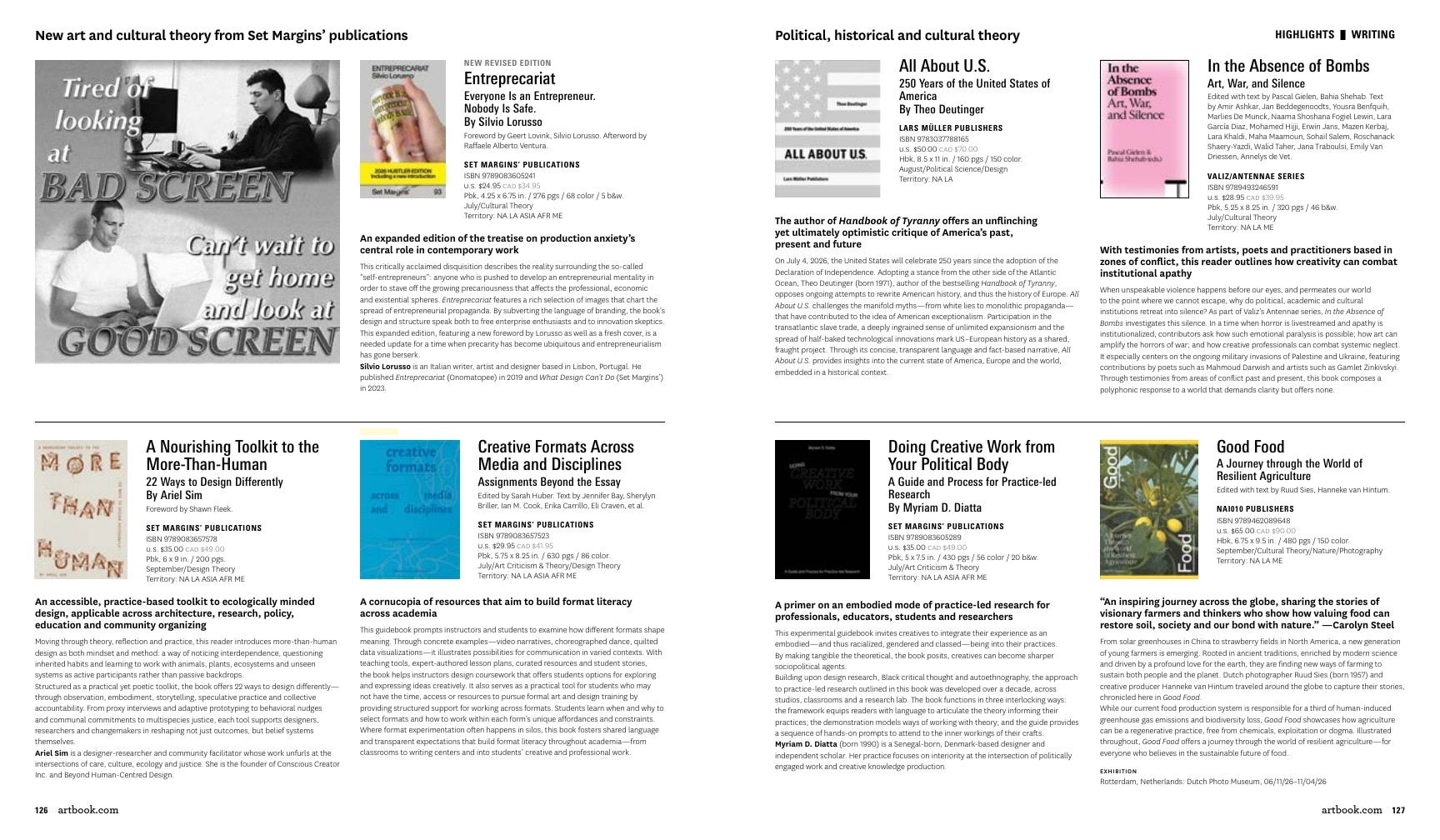 Artbook | D.A.P. Fall Art Books Catalog Weekly Ad January 1 - December 31, 2026