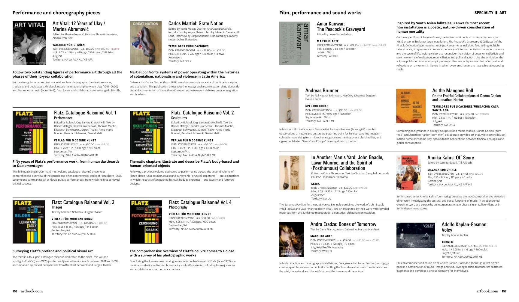 Artbook | D.A.P. Fall Art Books Catalog Weekly Ad January 1 - December 31, 2026