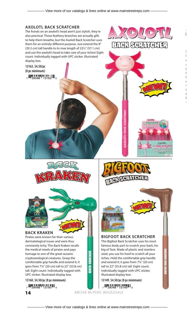 Archie McPhee Novelty Gifts Catalog Weekly Ad January 1 - December 31, 2026
