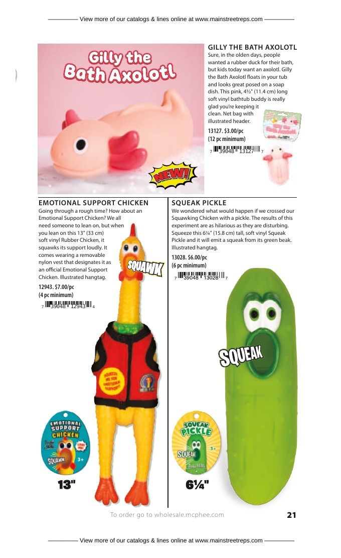 Archie McPhee Novelty Gifts Catalog Weekly Ad January 1 - December 31, 2026