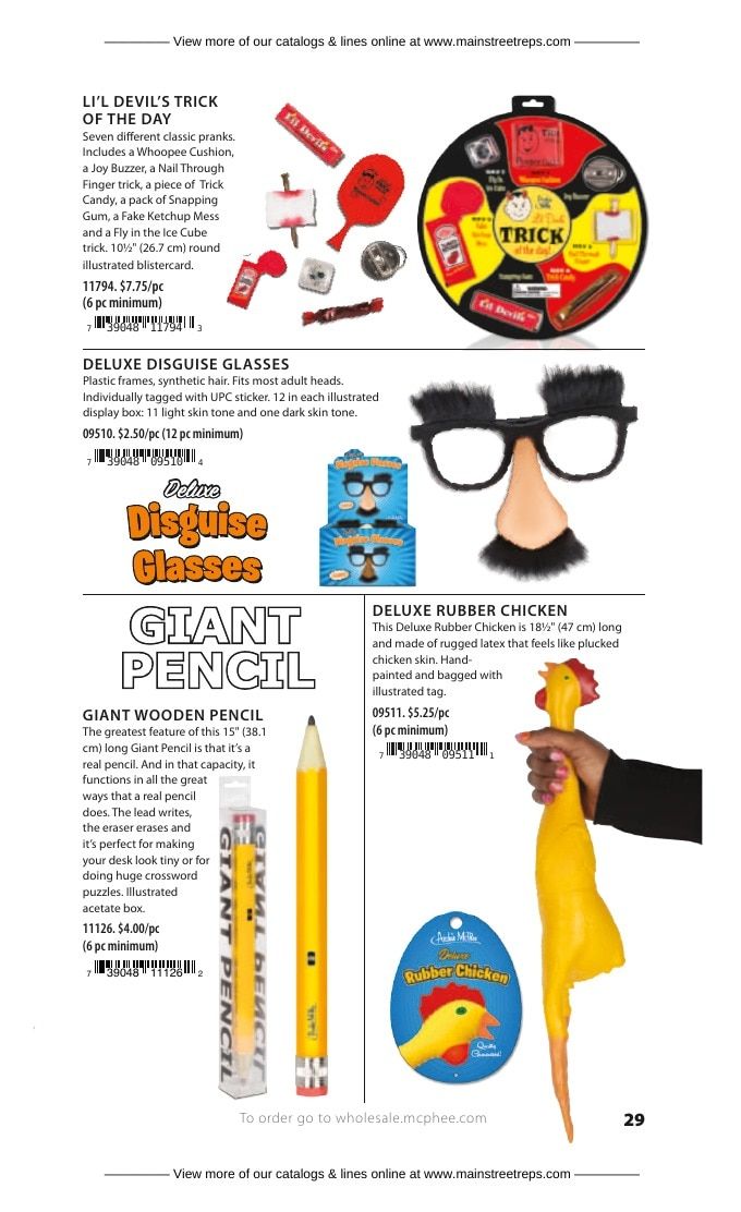 Archie McPhee Novelty Gifts Catalog Weekly Ad January 1 - December 31, 2026