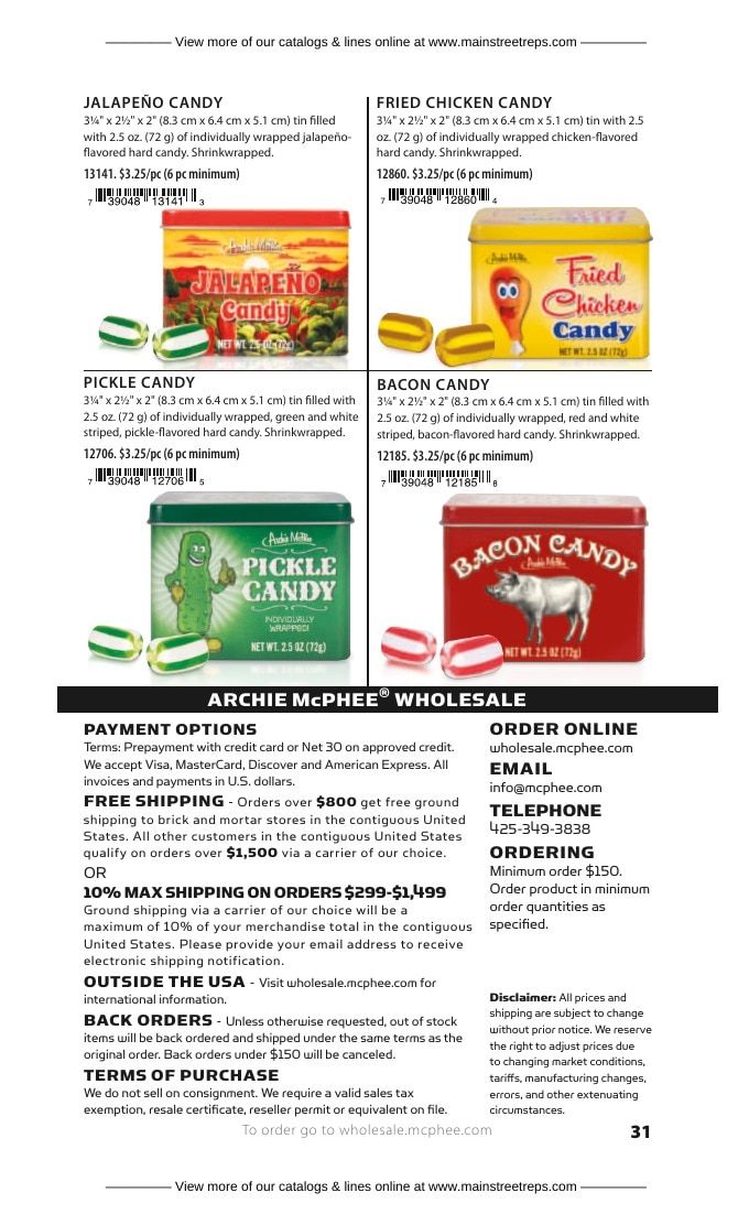 Archie McPhee Novelty Gifts Catalog Weekly Ad January 1 - December 31, 2026