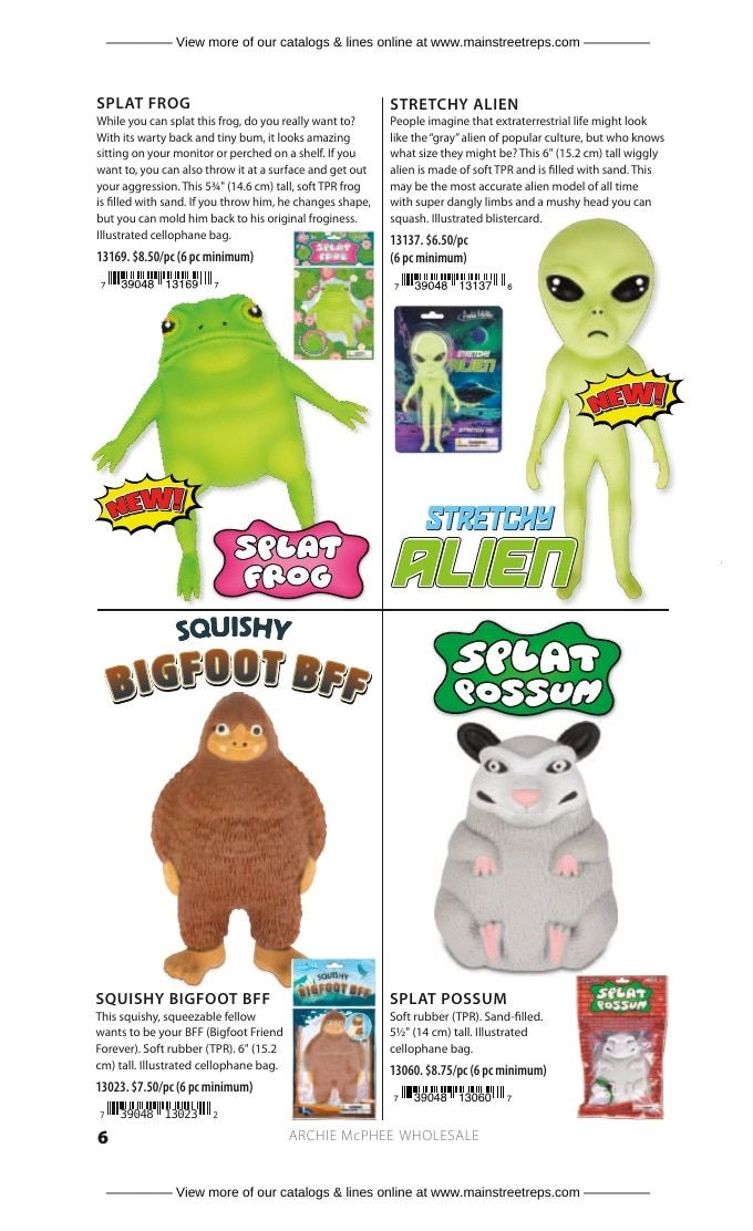 Archie McPhee Novelty Gifts Catalog Weekly Ad January 1 - December 31, 2026