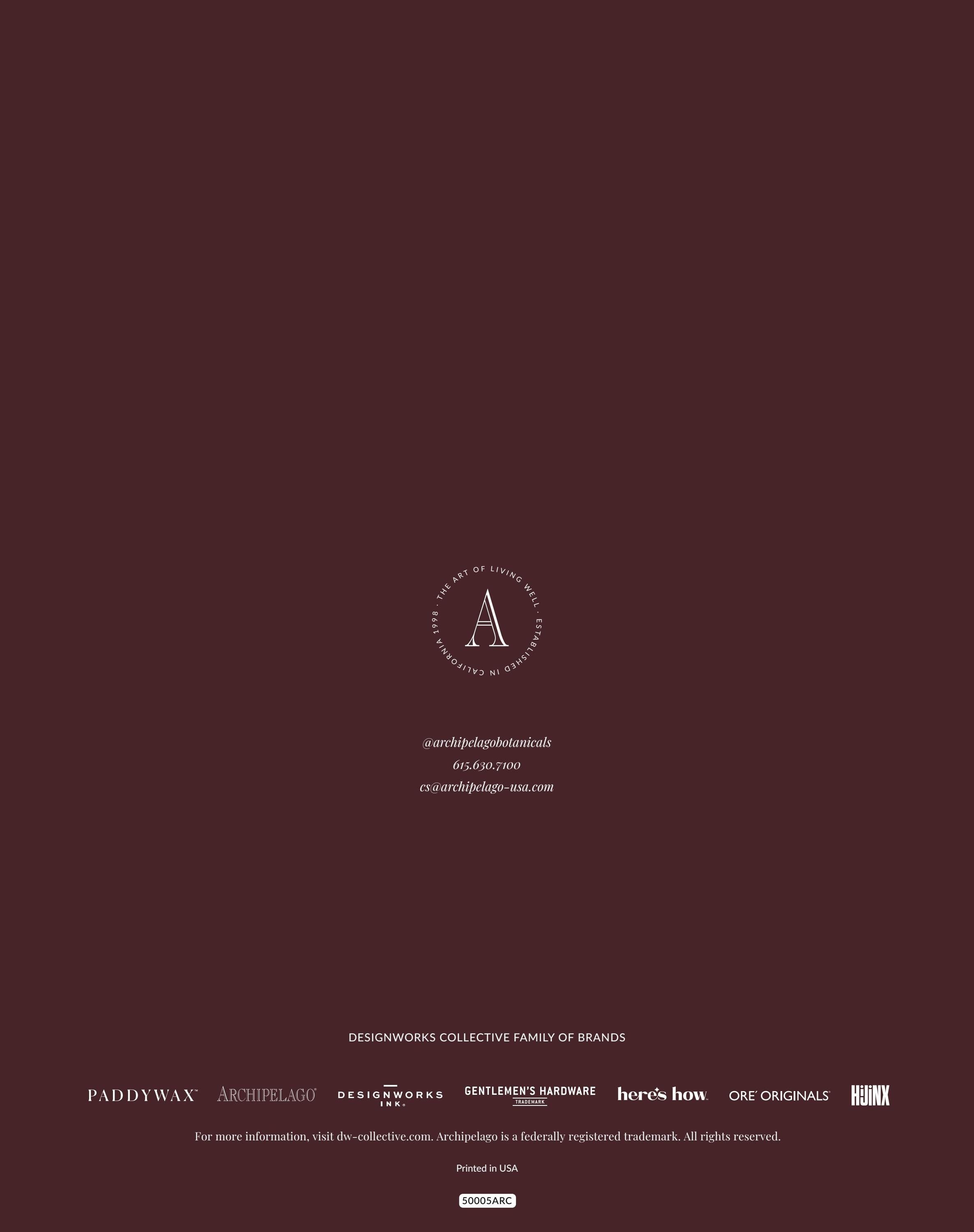 Archipelago Fall Home Fragrance Catalog Weekly Ad January 1 - December 31, 2026