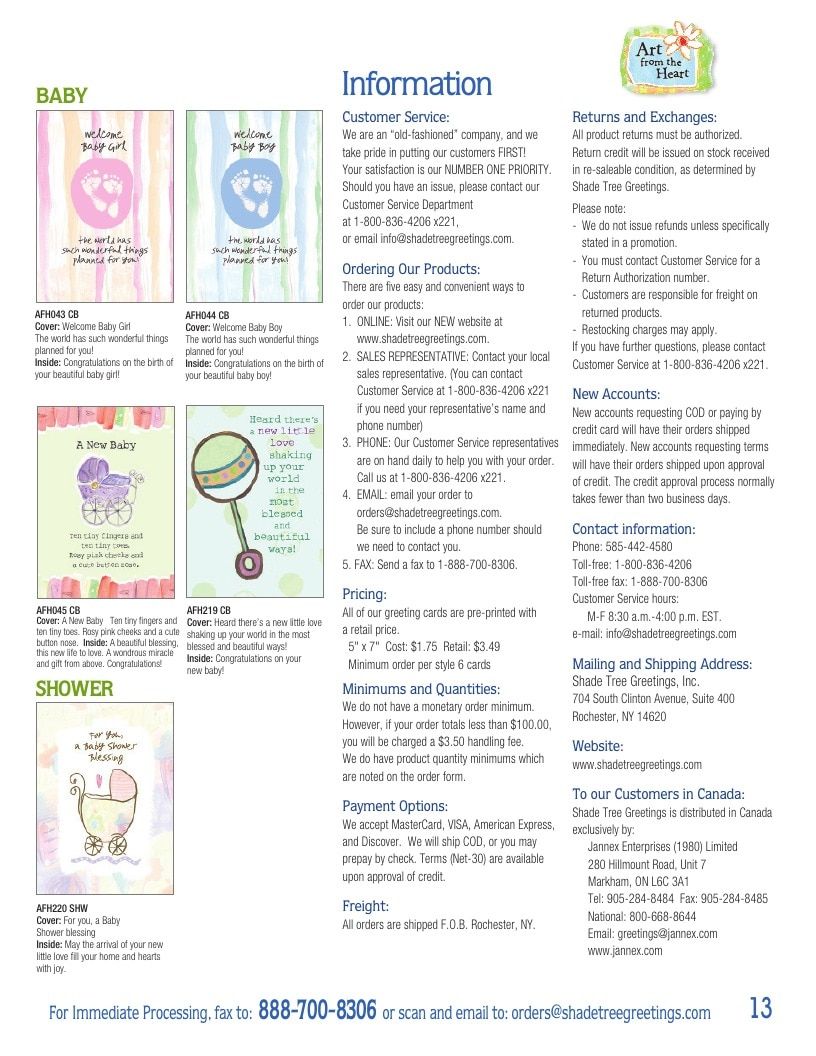 Art from the Heart Greeting Cards Catalog Weekly Ad January 1 - December 31, 2026