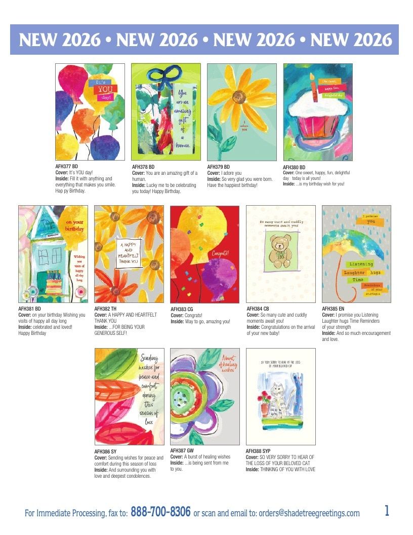 Art from the Heart Greeting Cards Catalog Weekly Ad January 1 - December 31, 2026