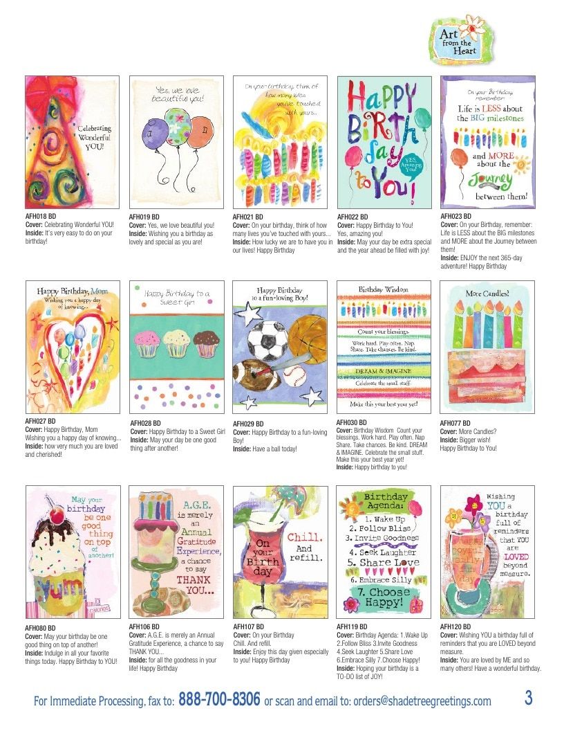 Art from the Heart Greeting Cards Catalog Weekly Ad January 1 - December 31, 2026