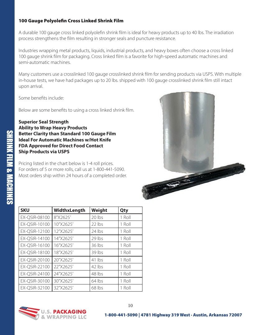 U.S. Packaging & Wrapping Packaging Products Catalog Weekly Ad January 1 - December 31, 2026