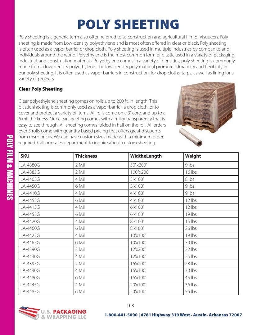 U.S. Packaging & Wrapping Packaging Products Catalog Weekly Ad January 1 - December 31, 2026