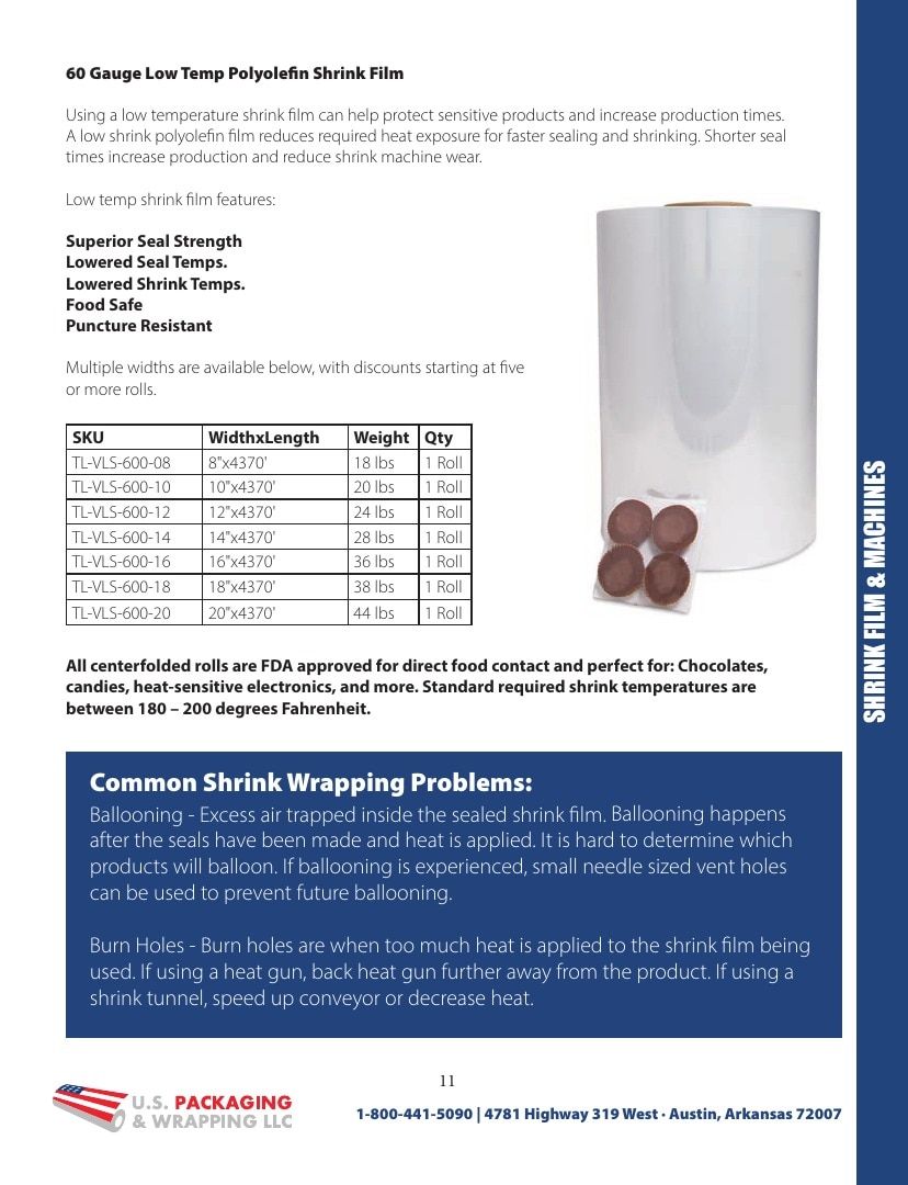 U.S. Packaging & Wrapping Packaging Products Catalog Weekly Ad January 1 - December 31, 2026