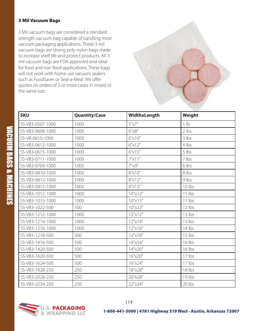 U.S. Packaging & Wrapping Packaging Products Catalog Weekly Ad January 1 - December 31, 2026