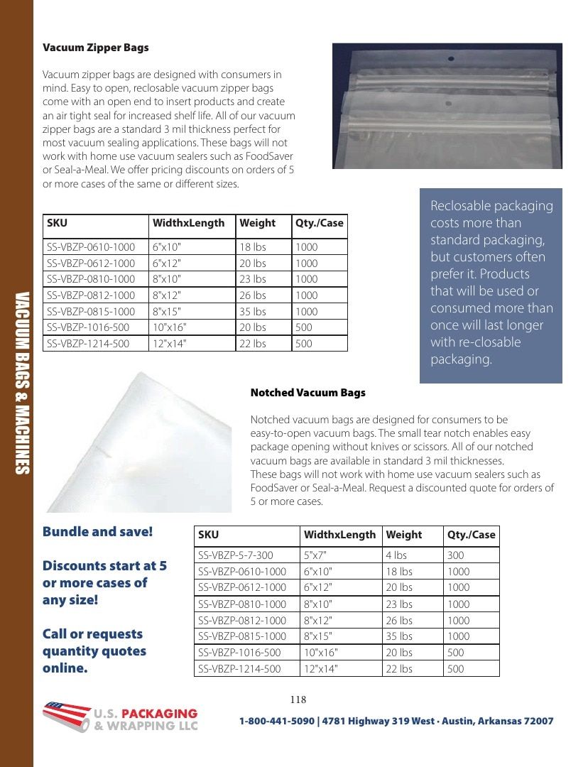 U.S. Packaging & Wrapping Packaging Products Catalog Weekly Ad January 1 - December 31, 2026
