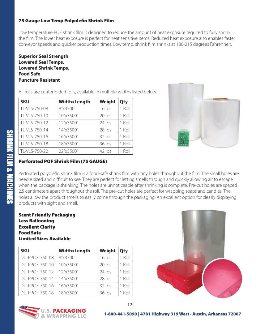 U.S. Packaging & Wrapping Packaging Products Catalog Weekly Ad January 1 - December 31, 2026