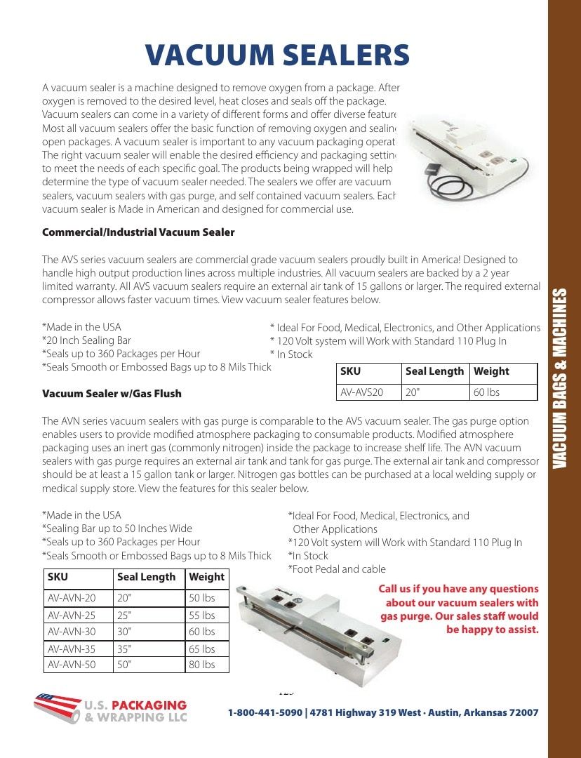 U.S. Packaging & Wrapping Packaging Products Catalog Weekly Ad January 1 - December 31, 2026