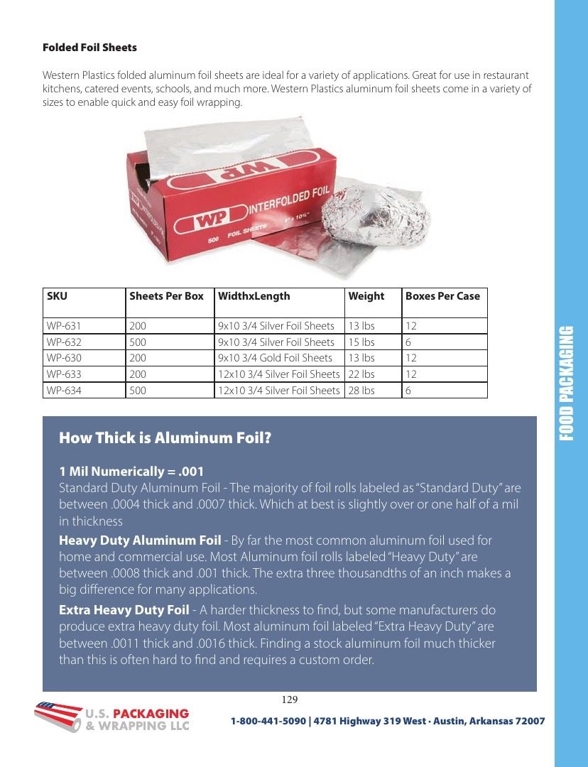 U.S. Packaging & Wrapping Packaging Products Catalog Weekly Ad January 1 - December 31, 2026