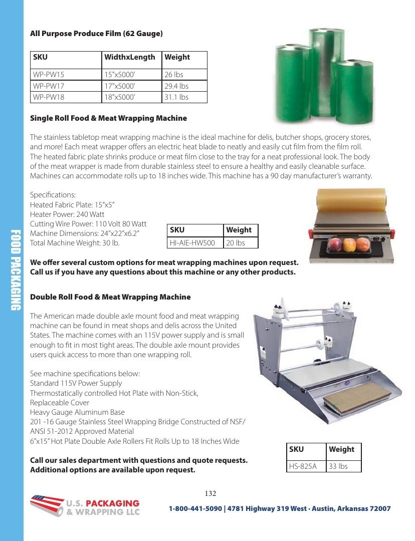 U.S. Packaging & Wrapping Packaging Products Catalog Weekly Ad January 1 - December 31, 2026