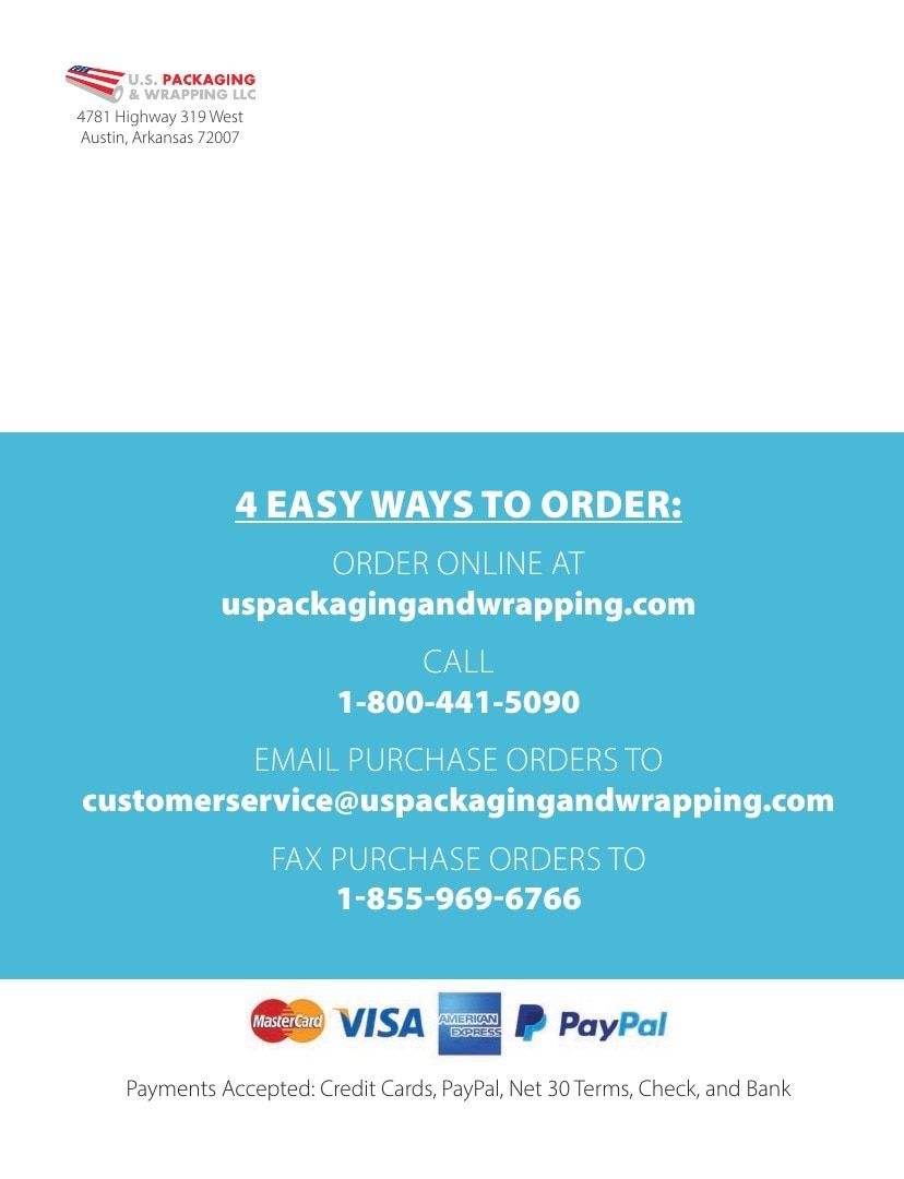U.S. Packaging & Wrapping Packaging Products Catalog Weekly Ad January 1 - December 31, 2026