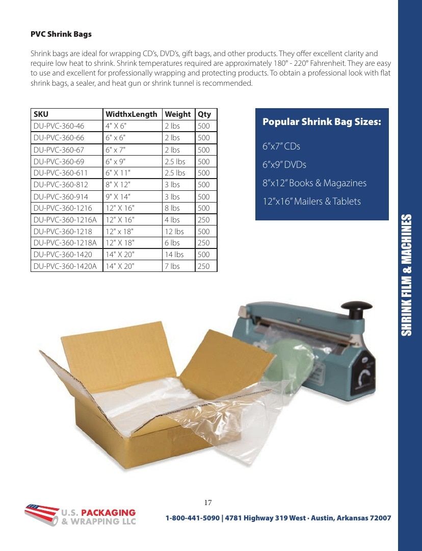 U.S. Packaging & Wrapping Packaging Products Catalog Weekly Ad January 1 - December 31, 2026