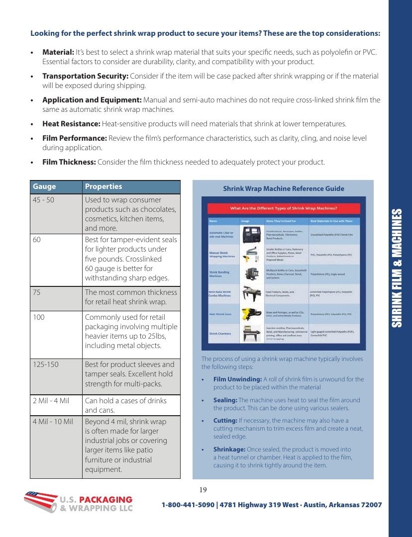 U.S. Packaging & Wrapping Packaging Products Catalog Weekly Ad January 1 - December 31, 2026