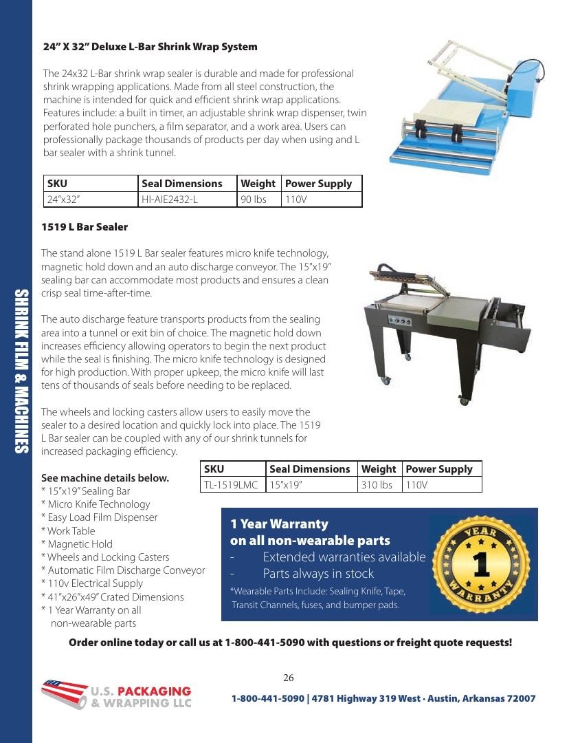U.S. Packaging & Wrapping Packaging Products Catalog Weekly Ad January 1 - December 31, 2026