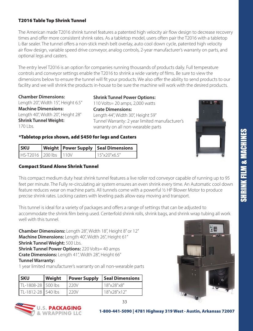 U.S. Packaging & Wrapping Packaging Products Catalog Weekly Ad January 1 - December 31, 2026