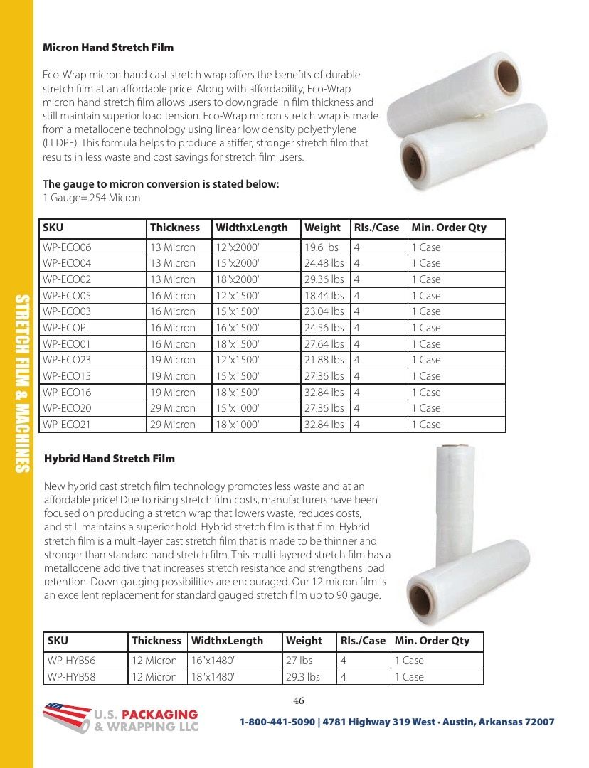 U.S. Packaging & Wrapping Packaging Products Catalog Weekly Ad January 1 - December 31, 2026