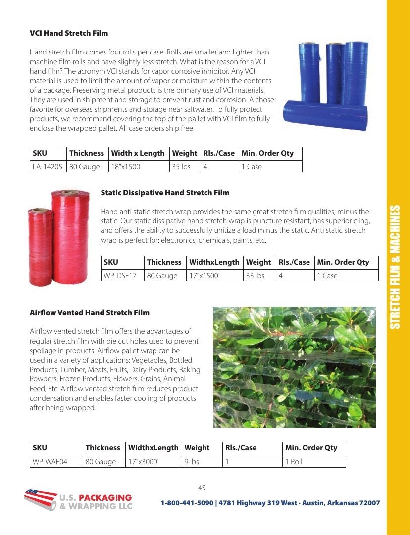 U.S. Packaging & Wrapping Packaging Products Catalog Weekly Ad January 1 - December 31, 2026