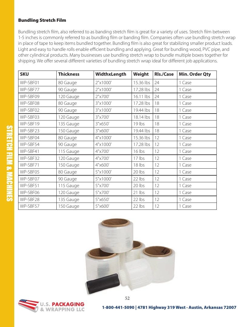U.S. Packaging & Wrapping Packaging Products Catalog Weekly Ad January 1 - December 31, 2026