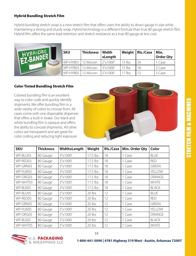 U.S. Packaging & Wrapping Packaging Products Catalog Weekly Ad January 1 - December 31, 2026