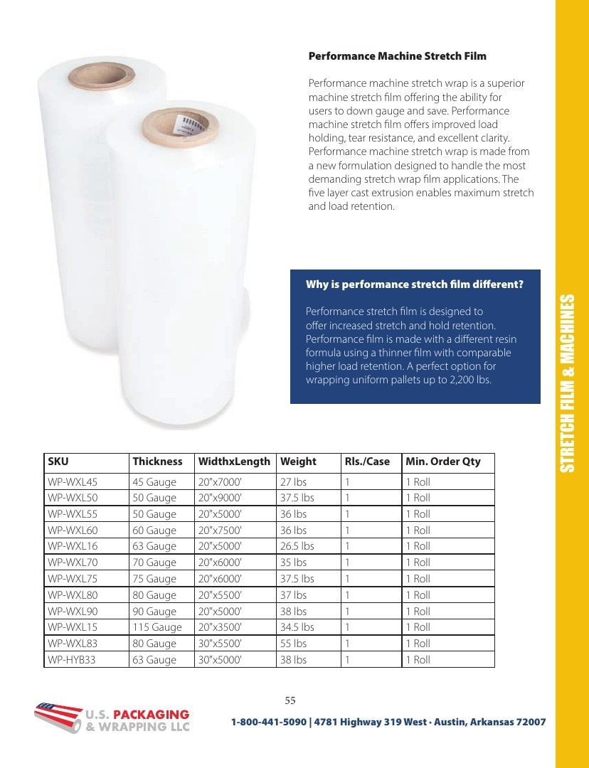 U.S. Packaging & Wrapping Packaging Products Catalog Weekly Ad January 1 - December 31, 2026