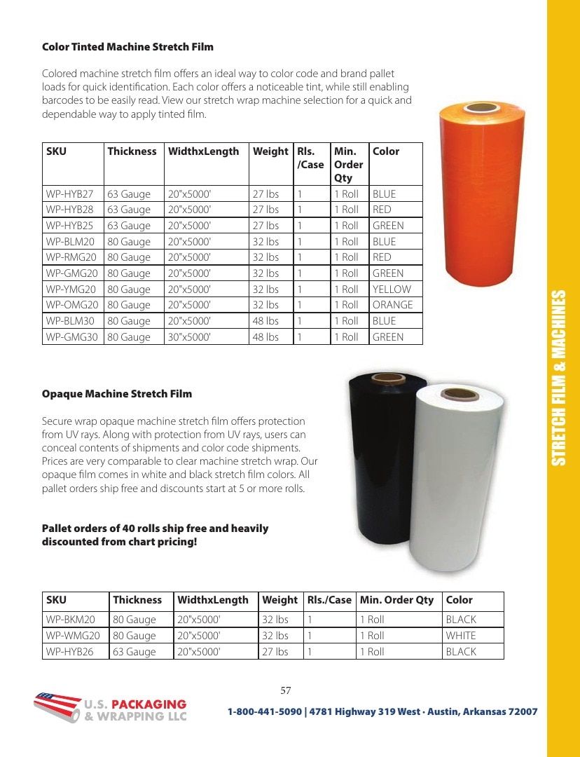 U.S. Packaging & Wrapping Packaging Products Catalog Weekly Ad January 1 - December 31, 2026
