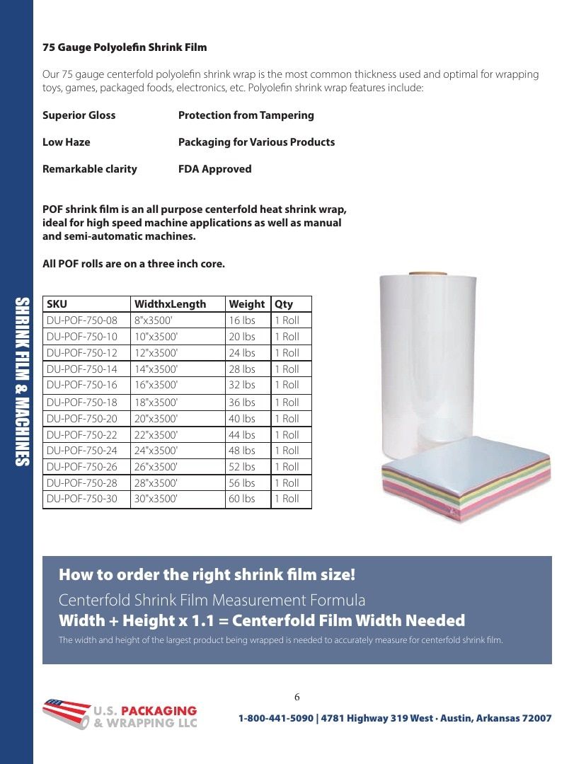 U.S. Packaging & Wrapping Packaging Products Catalog Weekly Ad January 1 - December 31, 2026