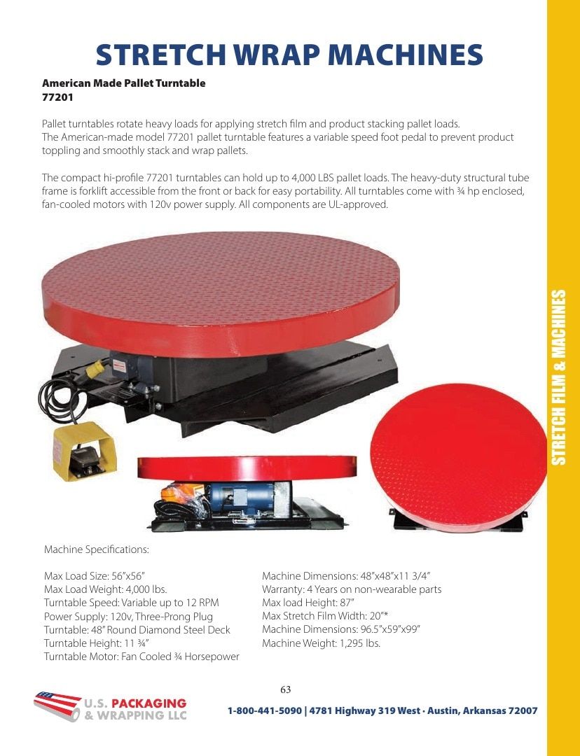 U.S. Packaging & Wrapping Packaging Products Catalog Weekly Ad January 1 - December 31, 2026