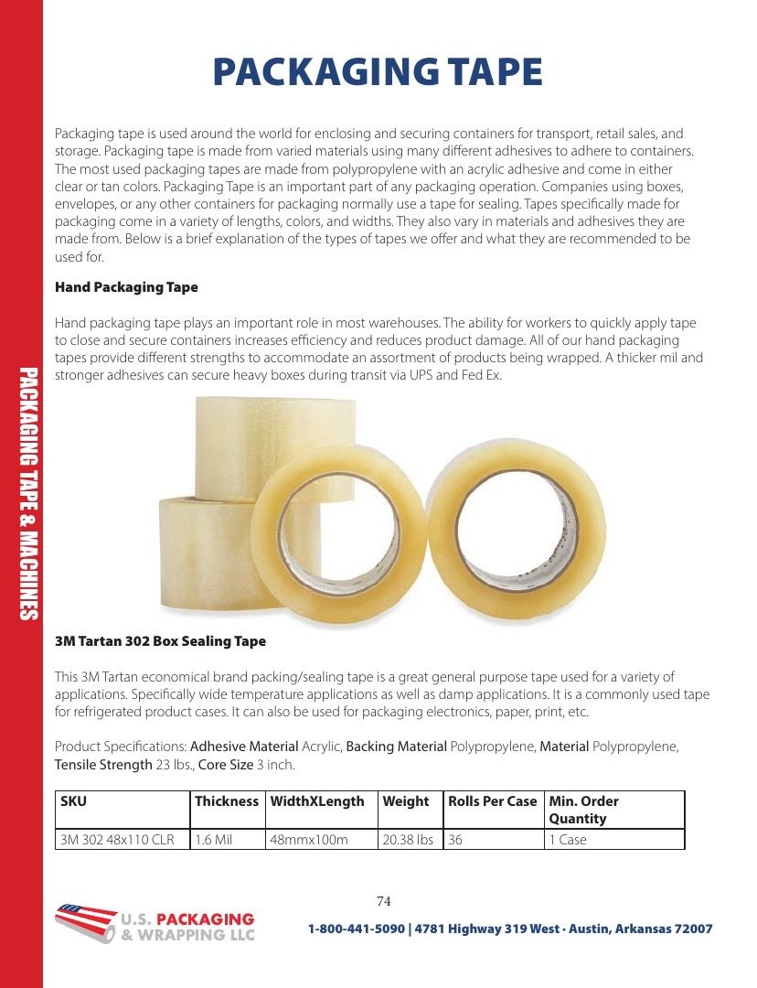 U.S. Packaging & Wrapping Packaging Products Catalog Weekly Ad January 1 - December 31, 2026