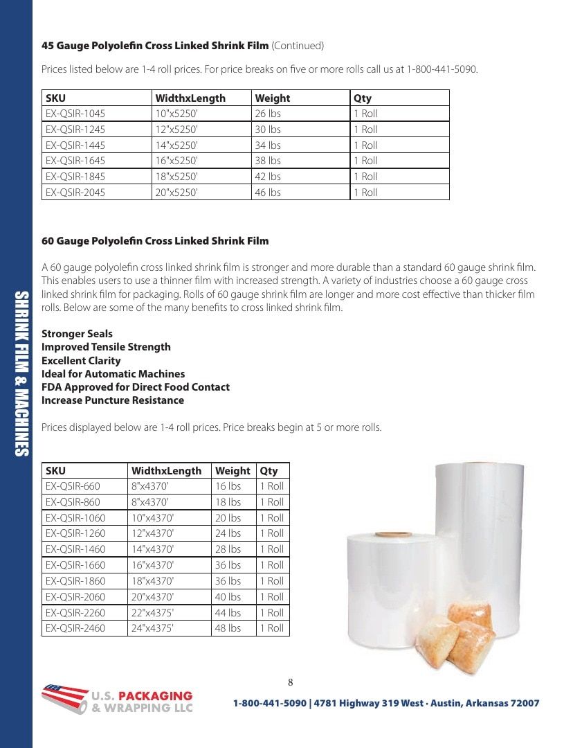 U.S. Packaging & Wrapping Packaging Products Catalog Weekly Ad January 1 - December 31, 2026