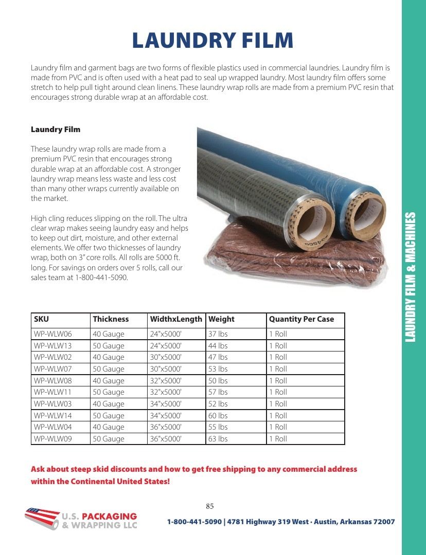U.S. Packaging & Wrapping Packaging Products Catalog Weekly Ad January 1 - December 31, 2026