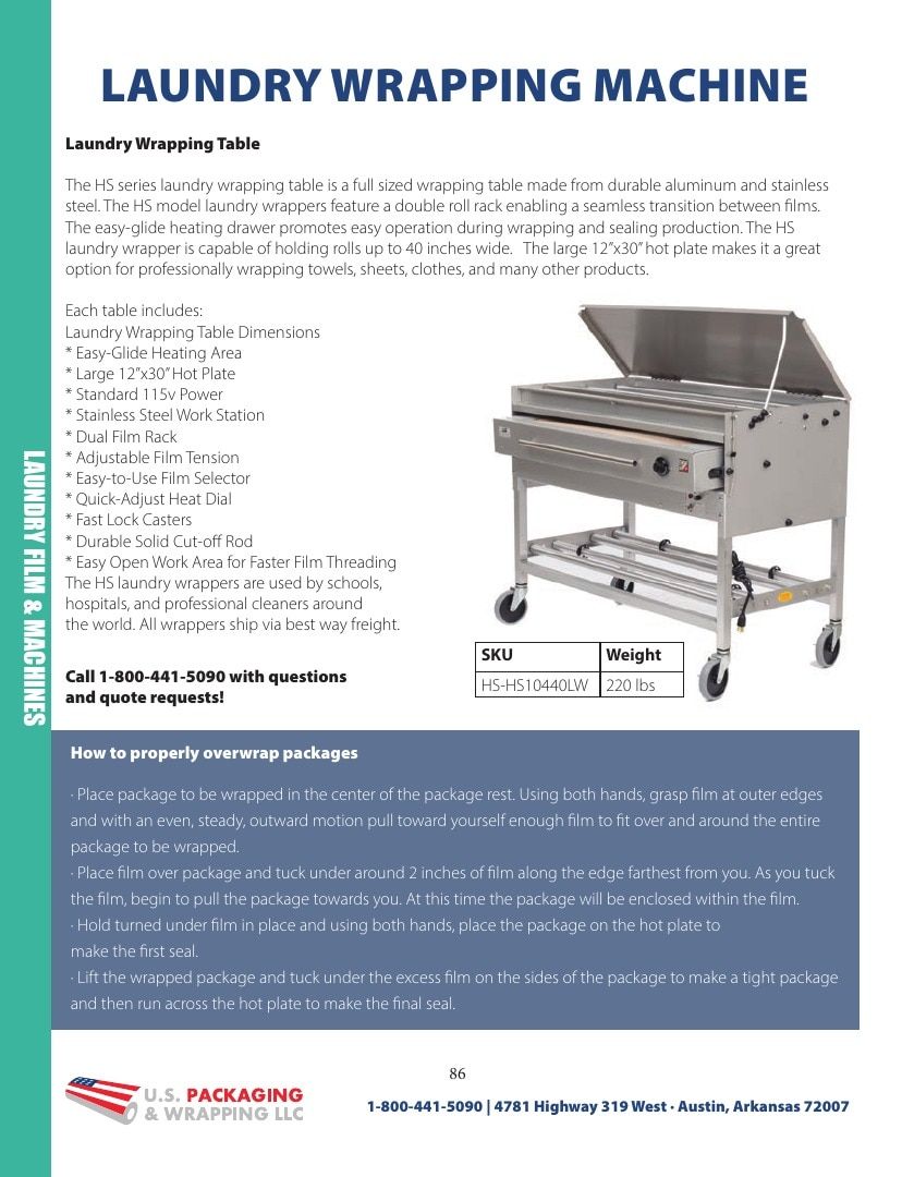 U.S. Packaging & Wrapping Packaging Products Catalog Weekly Ad January 1 - December 31, 2026