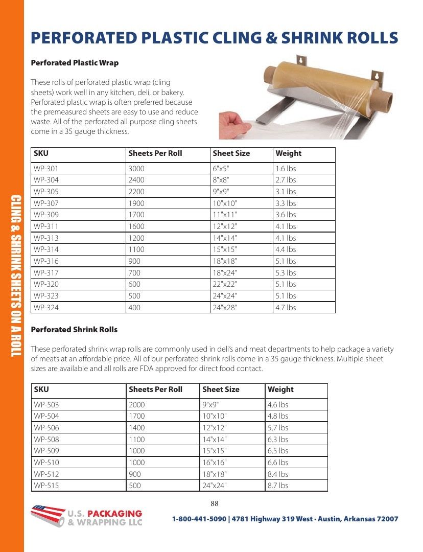 U.S. Packaging & Wrapping Packaging Products Catalog Weekly Ad January 1 - December 31, 2026
