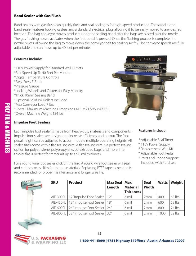 U.S. Packaging & Wrapping Packaging Products Catalog Weekly Ad January 1 - December 31, 2026