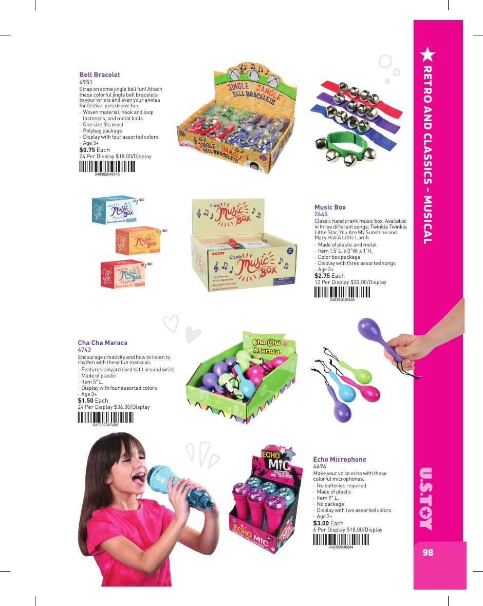 U.S. Toy Company Annual Specialty Toys Catalog Weekly Ad January 1 - December 31, 2026