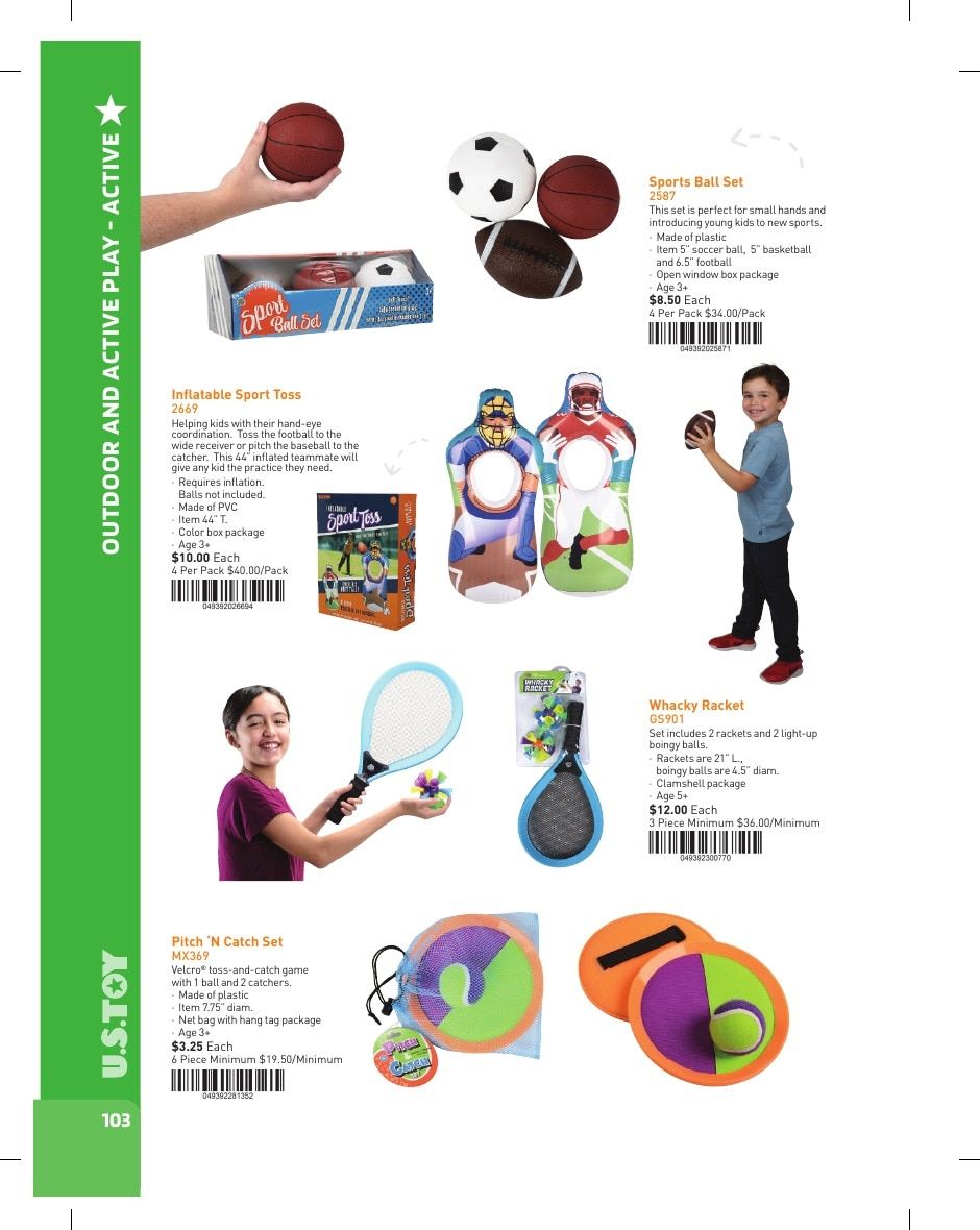 U.S. Toy Company Annual Specialty Toys Catalog Weekly Ad January 1 - December 31, 2026