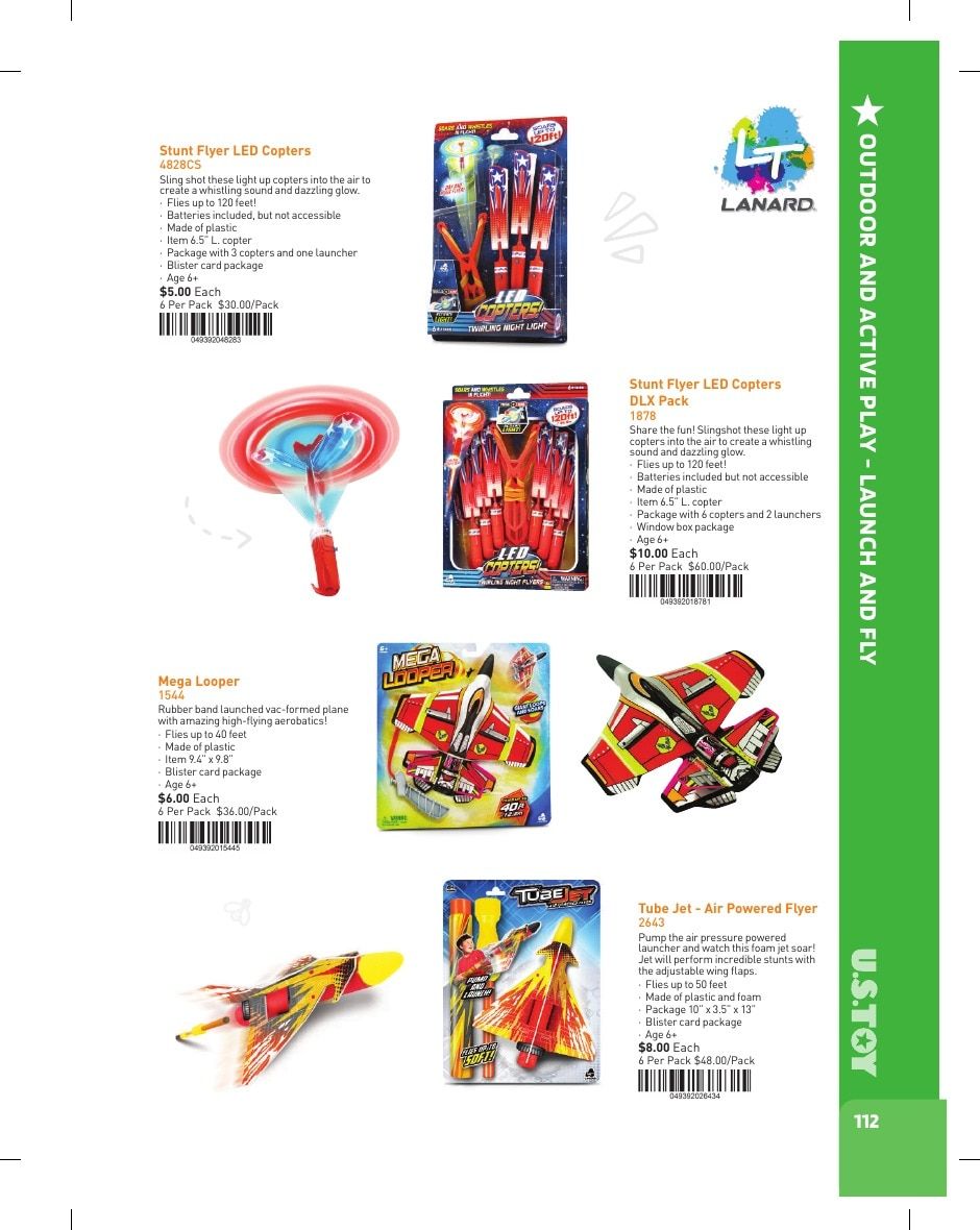 U.S. Toy Company Annual Specialty Toys Catalog Weekly Ad January 1 - December 31, 2026