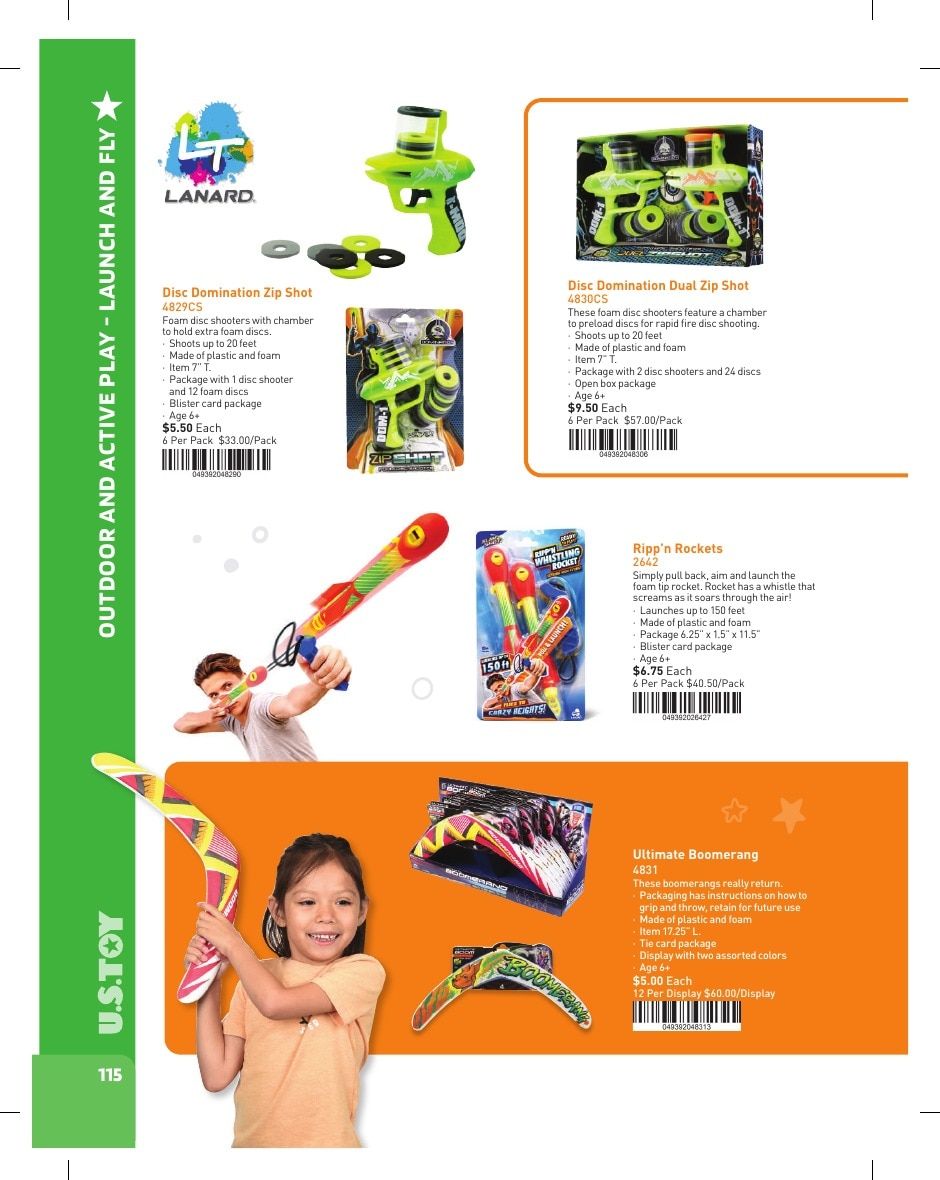 U.S. Toy Company Annual Specialty Toys Catalog Weekly Ad January 1 - December 31, 2026