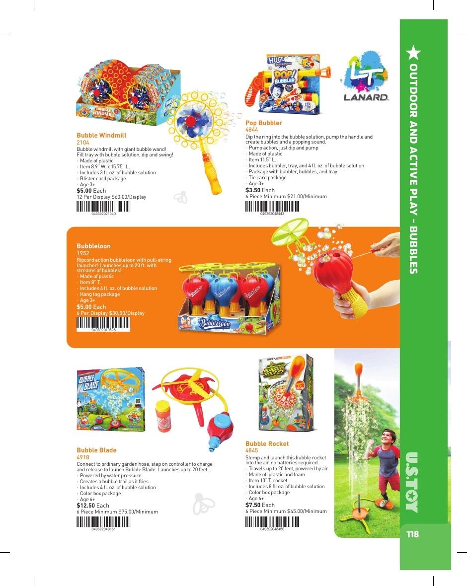 U.S. Toy Company Annual Specialty Toys Catalog Weekly Ad January 1 - December 31, 2026