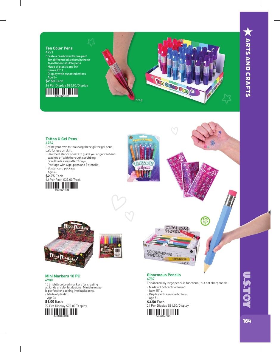 U.S. Toy Company Annual Specialty Toys Catalog Weekly Ad January 1 - December 31, 2026