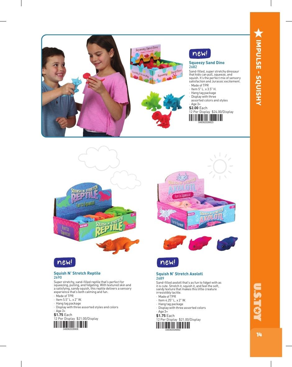U.S. Toy Company Annual Specialty Toys Catalog Weekly Ad January 1 - December 31, 2026